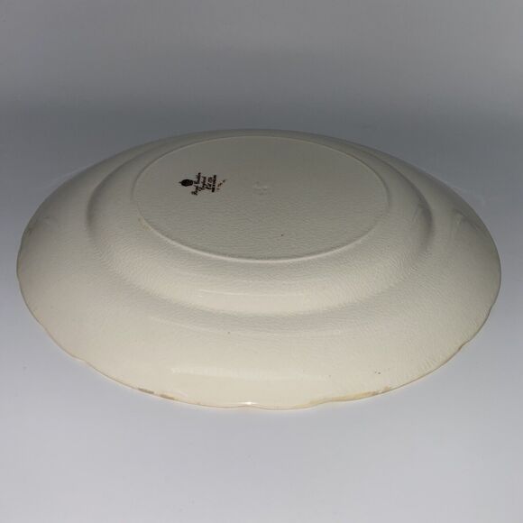 Antique Royal Cauldon Est 1774 Made in England Yellow Floral 11” Dinner Plate - Picture 12 of 12